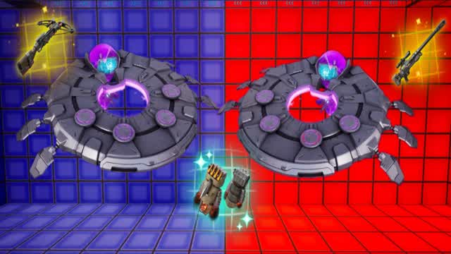 🛸 UFO RED VS BLUE 🔴🔵