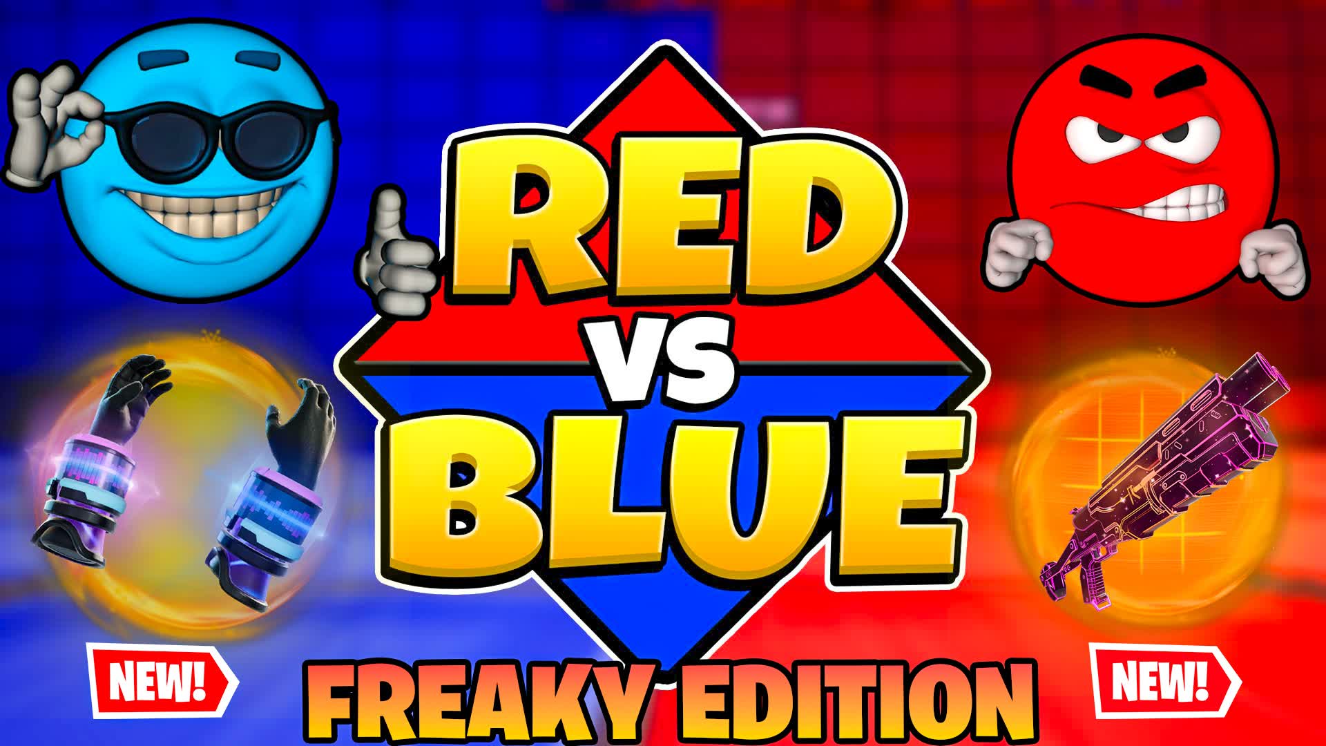 FREAKY RED VS BLUE 🔴🔵