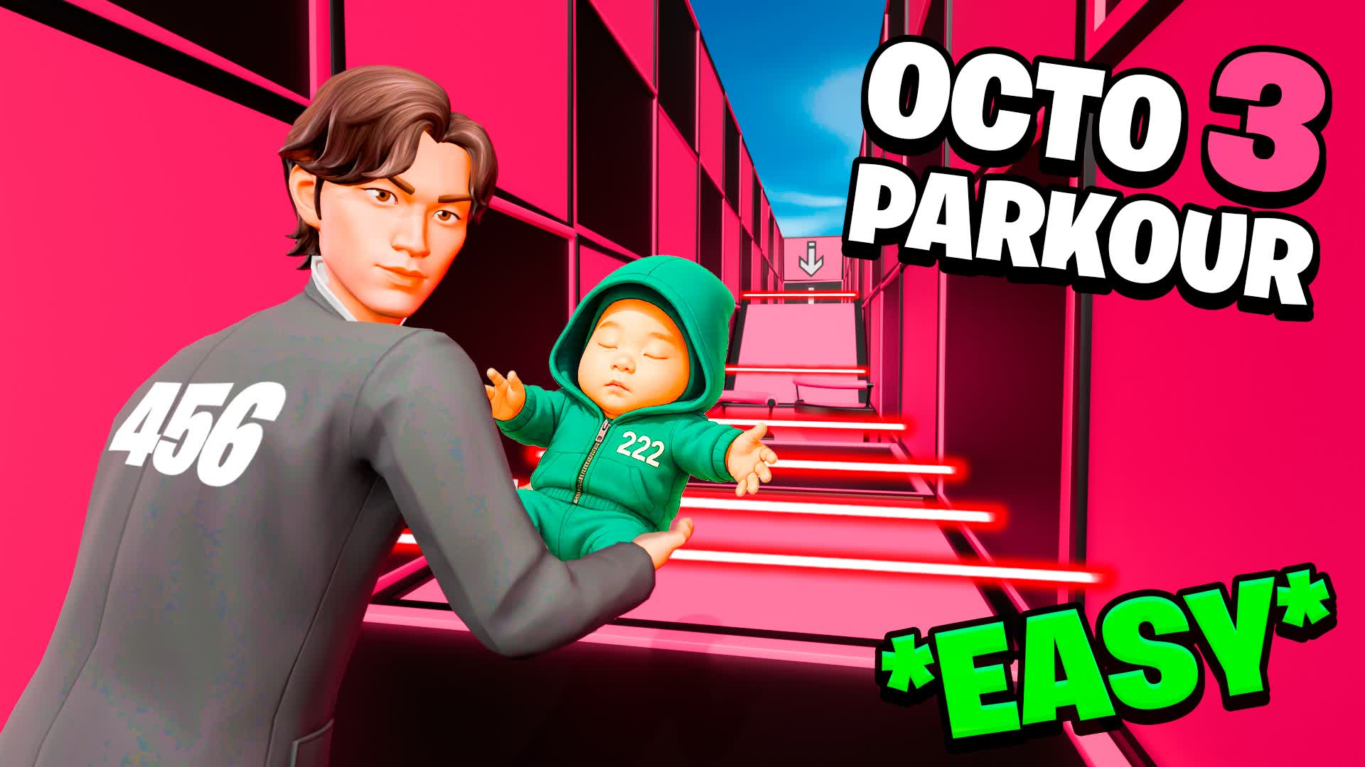 OCTO GAME PARKOUR 3 문어 게임 1212-7954-6501 by daarkk - Fortnite Creative ...