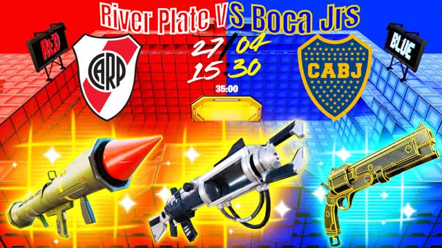 RIVER VS BOCA JRS CRAZY RED VS BLUE