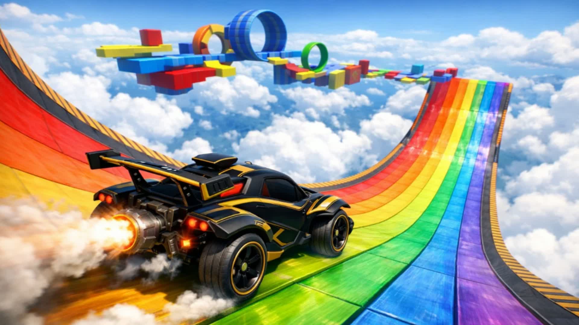 🌈ネオン・カー・パルクール🌈