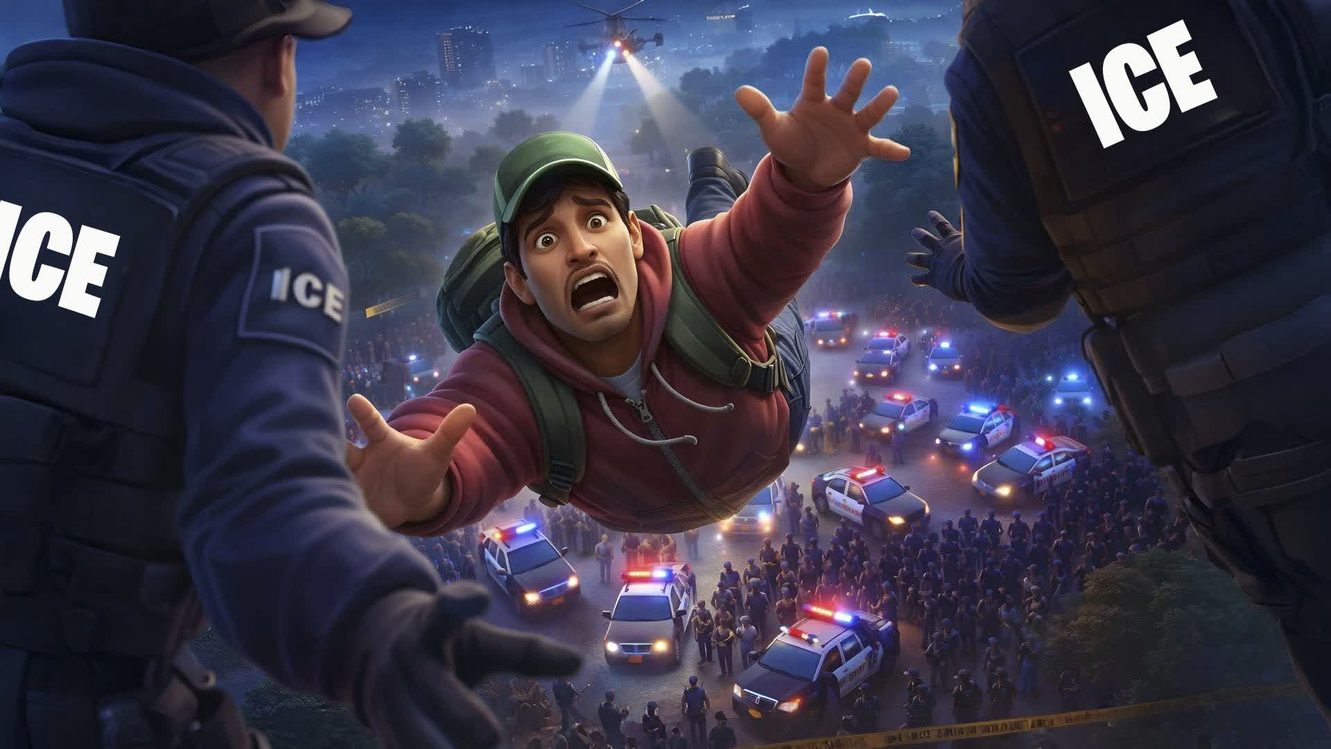 POLICE PIT 👮‍♂️💥 IMMIGRATION FIGHT