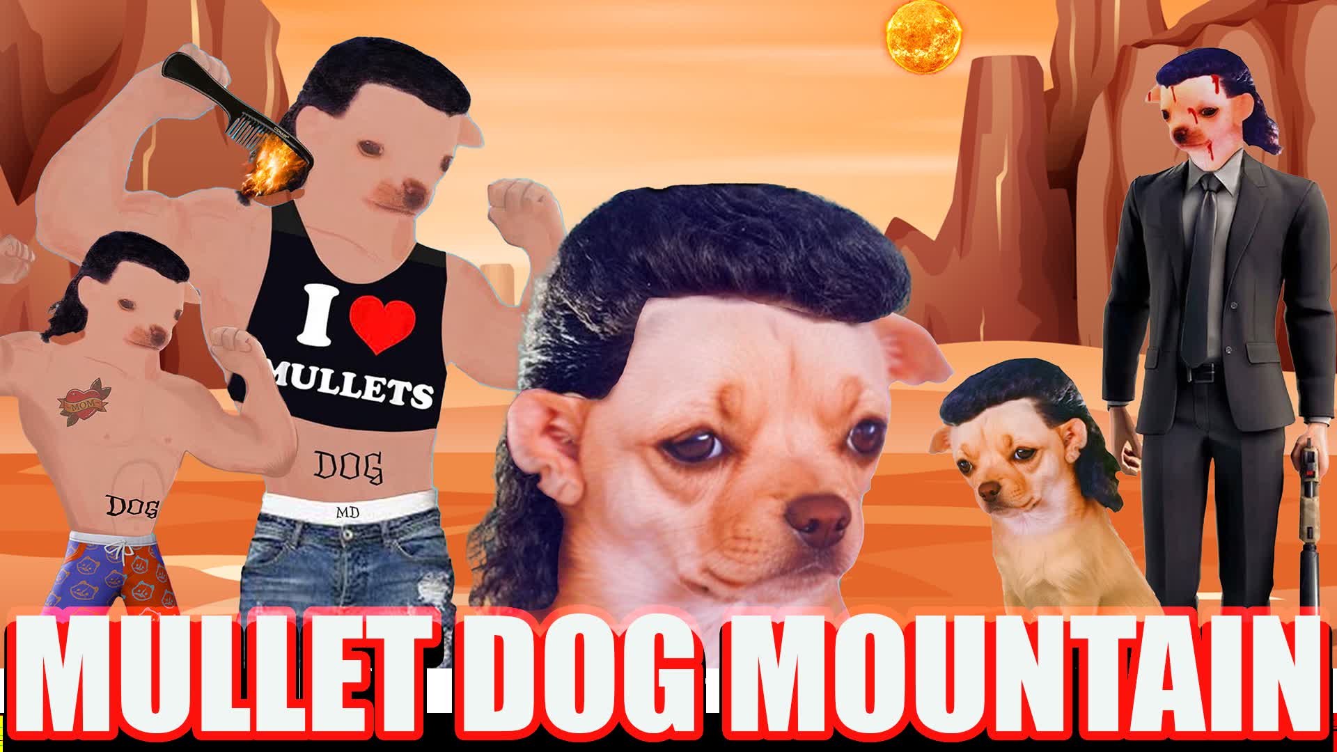 Mullet Dog Mountain 630025857084 من ابتكار tone2filthy Fortnite