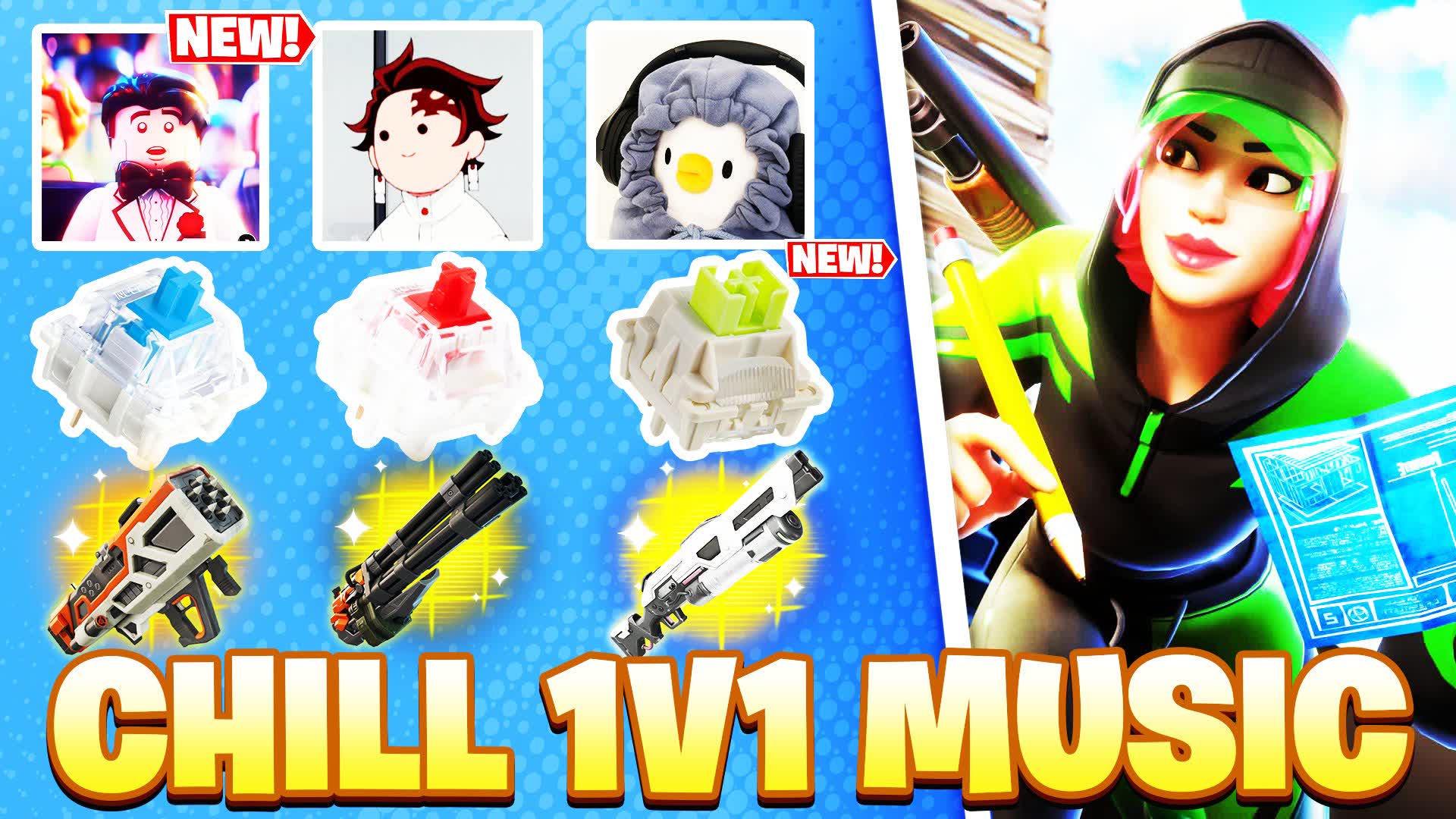 CHILL 1V1 MUSIC [ASMR🌈]