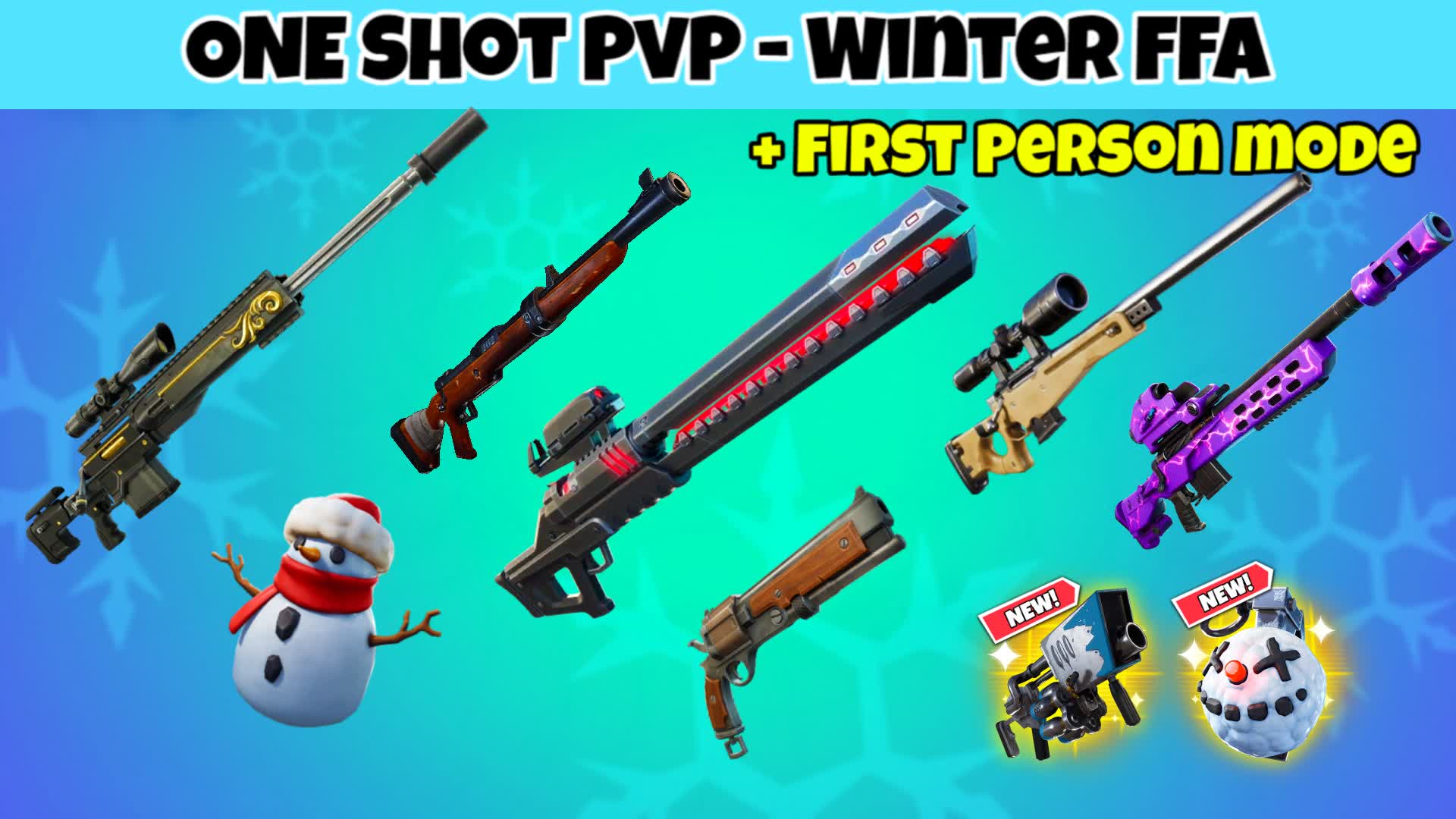 ❄WINTER ONE SHOT PVP 🎯 FIRST PERSON
