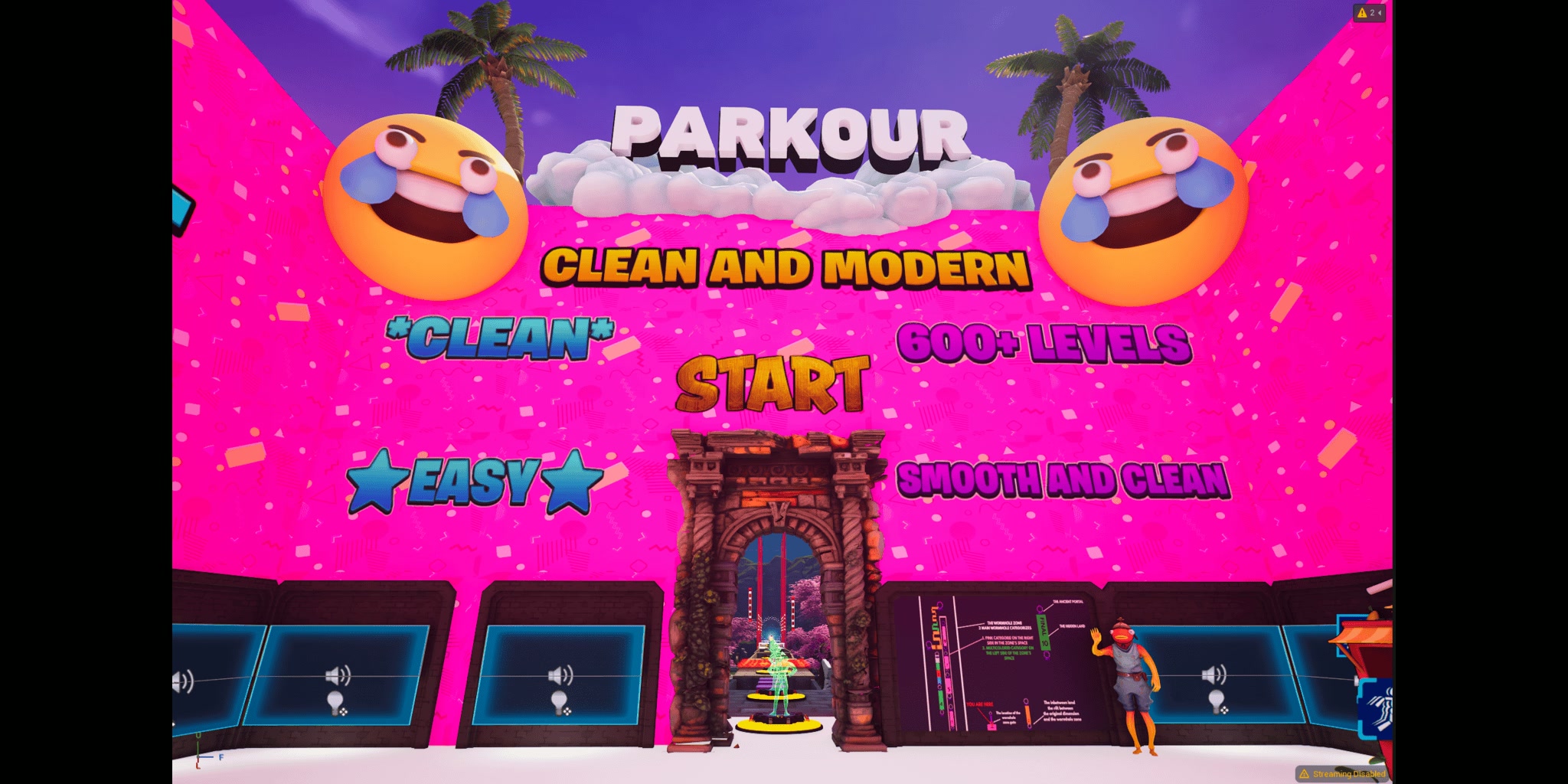 ⭐️ MODERN PARKOUR DEATHRUN 500+ LEVELS