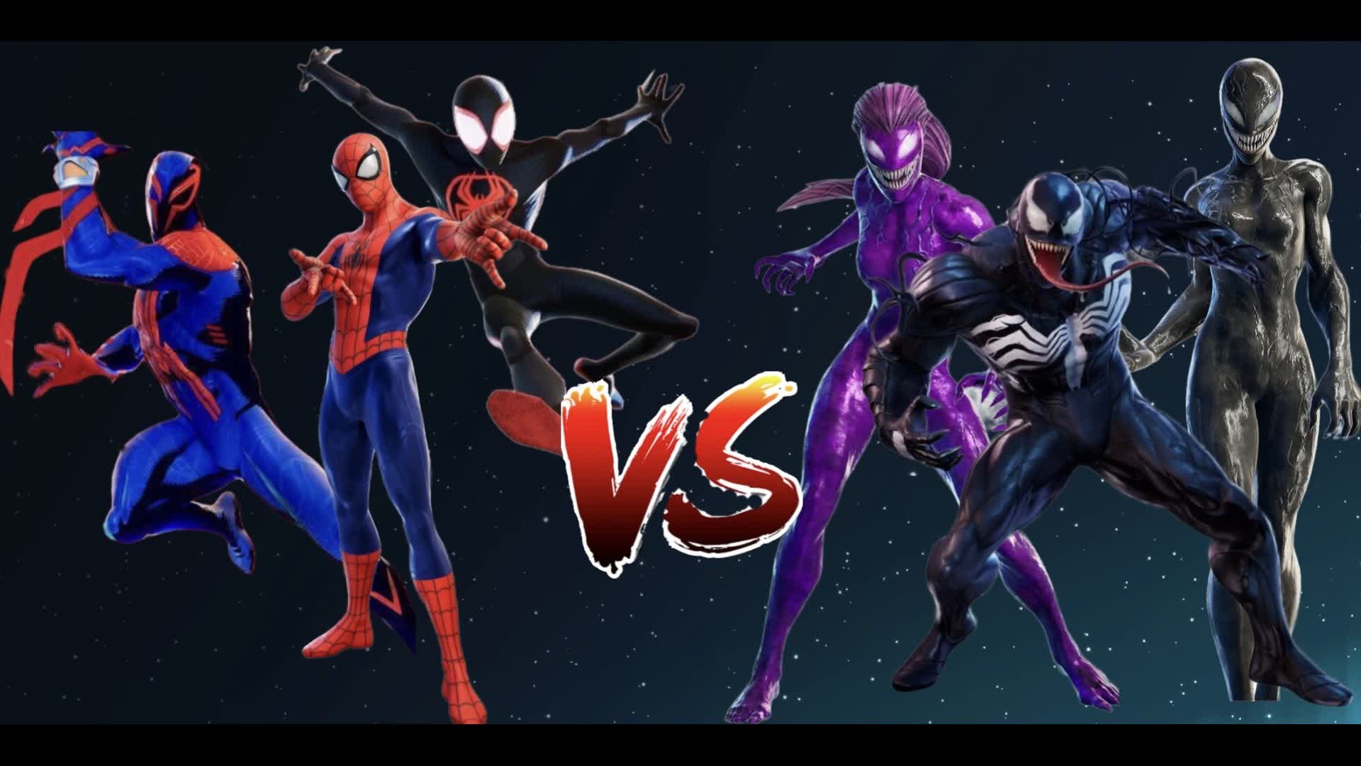 🕷️🕸️SPIDERMEN VS SYMBIOTES🕷️🕸️
