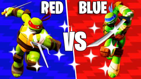 RED VS BLUE  🔴🔵 TMNT