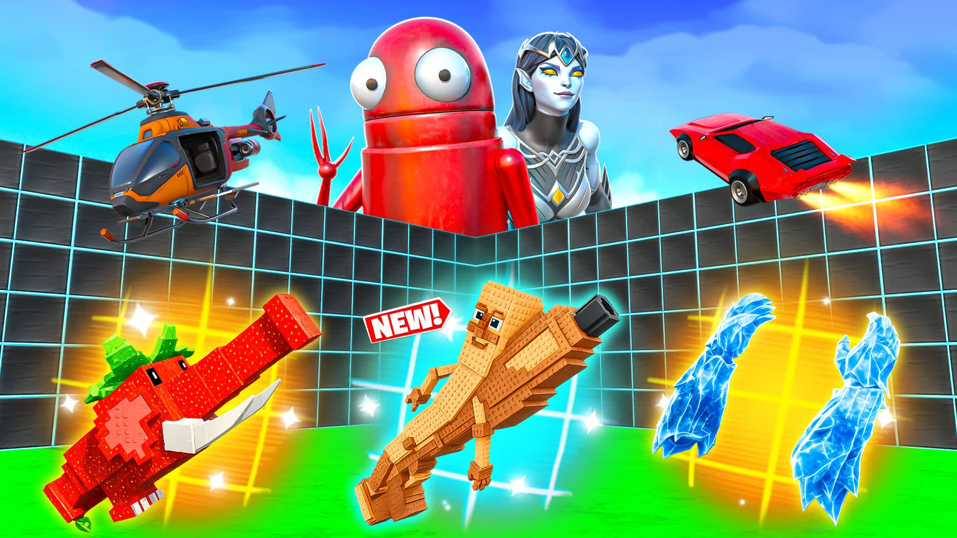 DARK 1V1 - ALL GUNS FFA⭐CMD