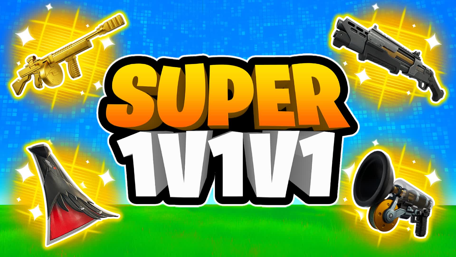 1v1v1 Super Reload FFA
