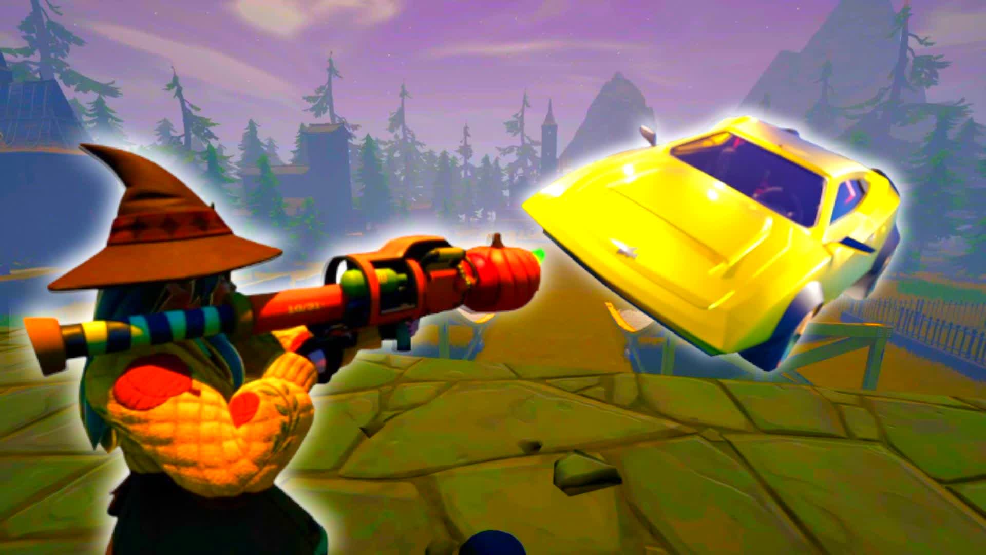 HALLOWEEN ROCKETS VS CARS 🎃