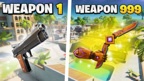 🏝️GUN GAME🔥ONE SHOT