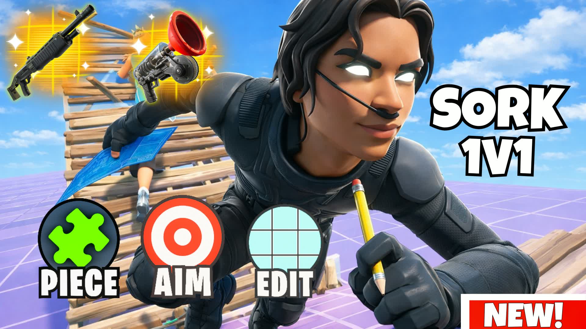 SORK 1V1 BUILD FIGHTS(200 PUMPS)