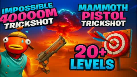 🎯🎯MEGA MAMMOTH PISTOL TRICKSHOT🎯🎯