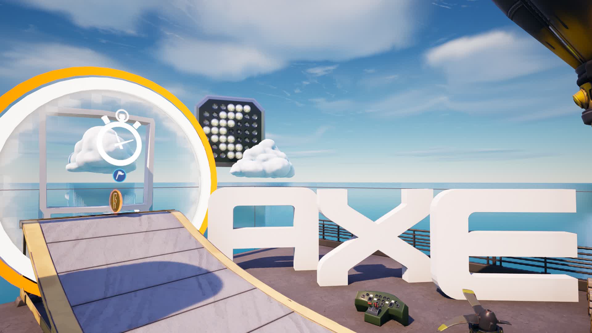 Reto AXE, Fortnite island 3825-1497-8758 by ganonlaw