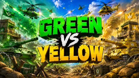 🟢 GREEN VS YELLOW 🟡 BATTLEGROUND