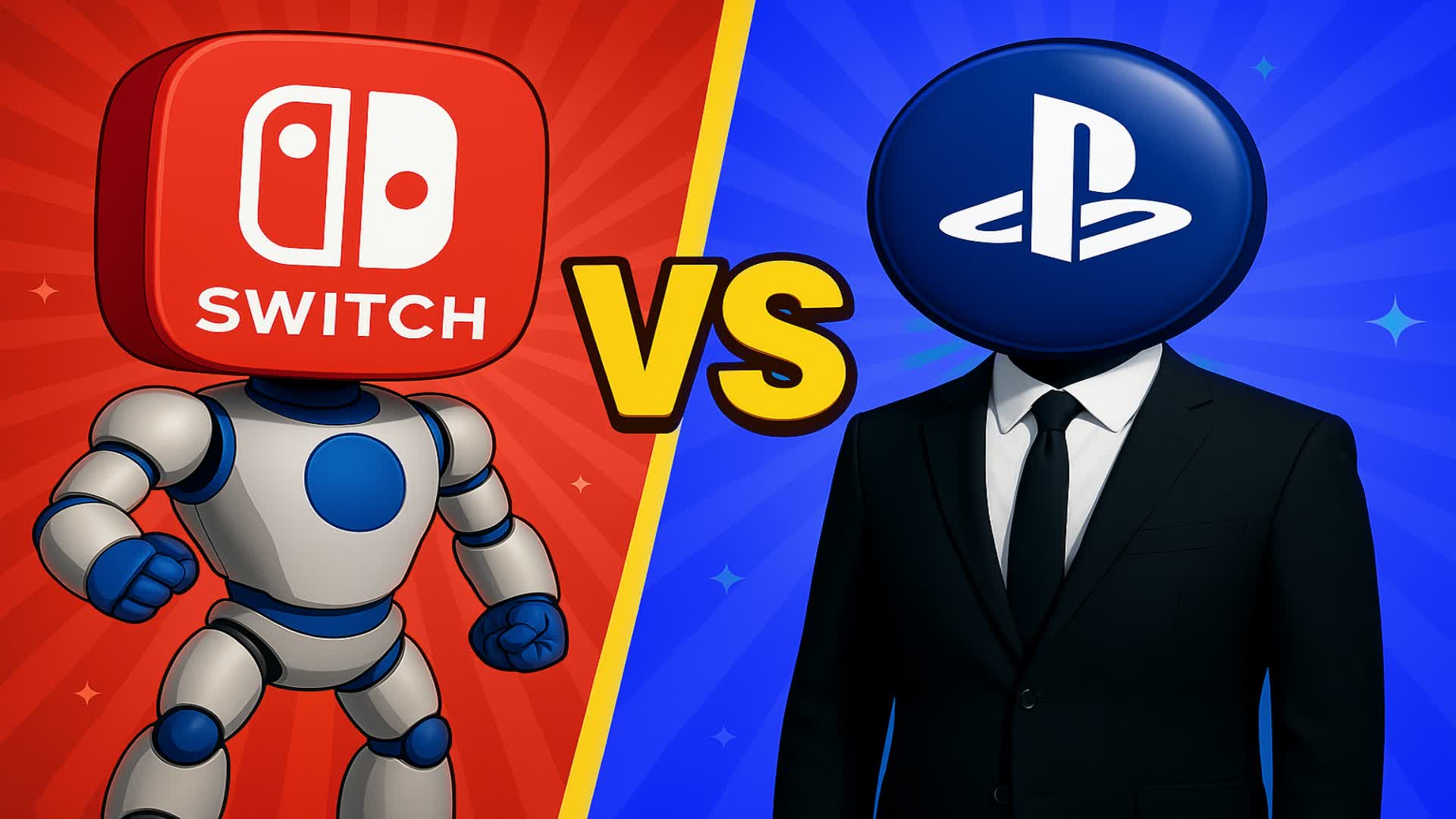 ❤️ SWITCH VS PLAYSTATION 💙