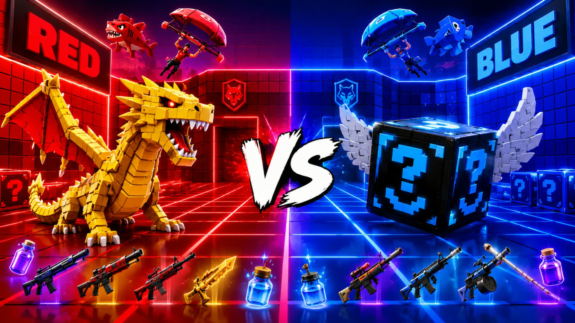 MOGGED RED VS BLUE