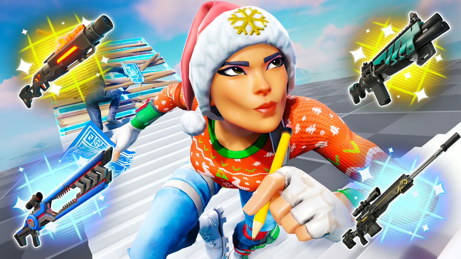 Mogs 1v1 建築バトル！(新武器)