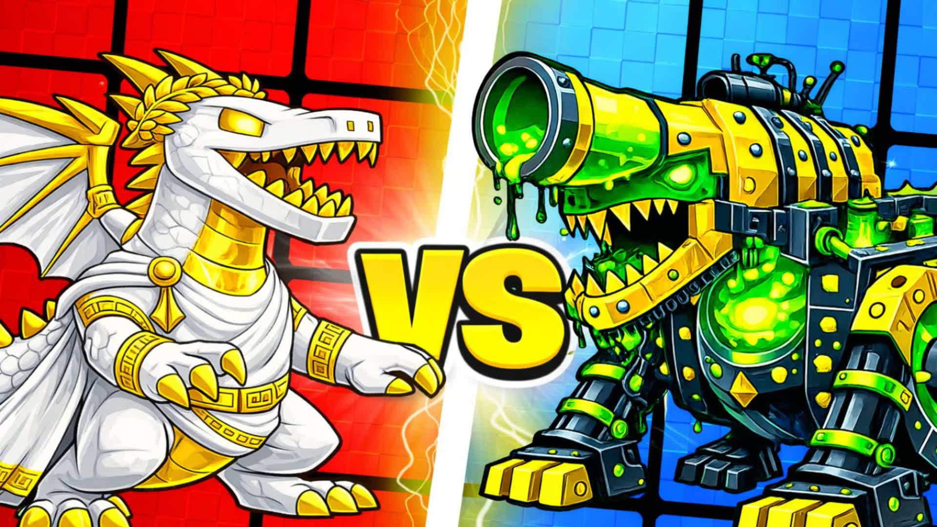 🔴 RED VS BLUE 🔵 DRAGON FIGHT ⚔️