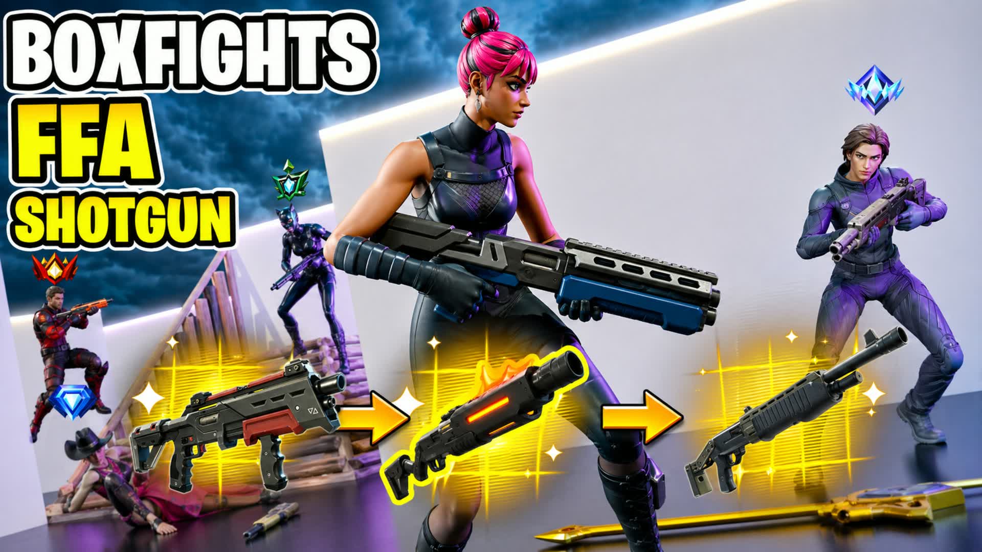 SUPER INFINITY⭐️ BOXFIGHT GUN GAME🔫
