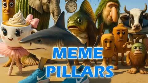 Crazy Meme Pillars