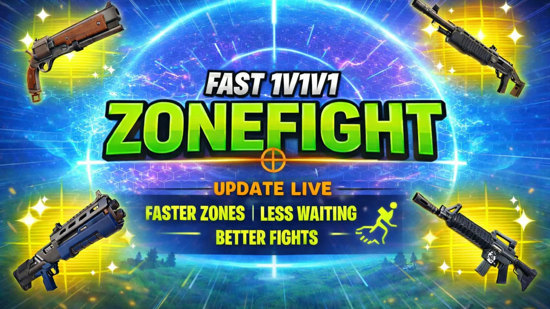 超高速1V1V1 ゾーンウォーズ⚡