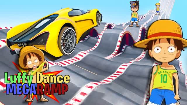 🗺️Luffy Dance MEGA RAMP☠️