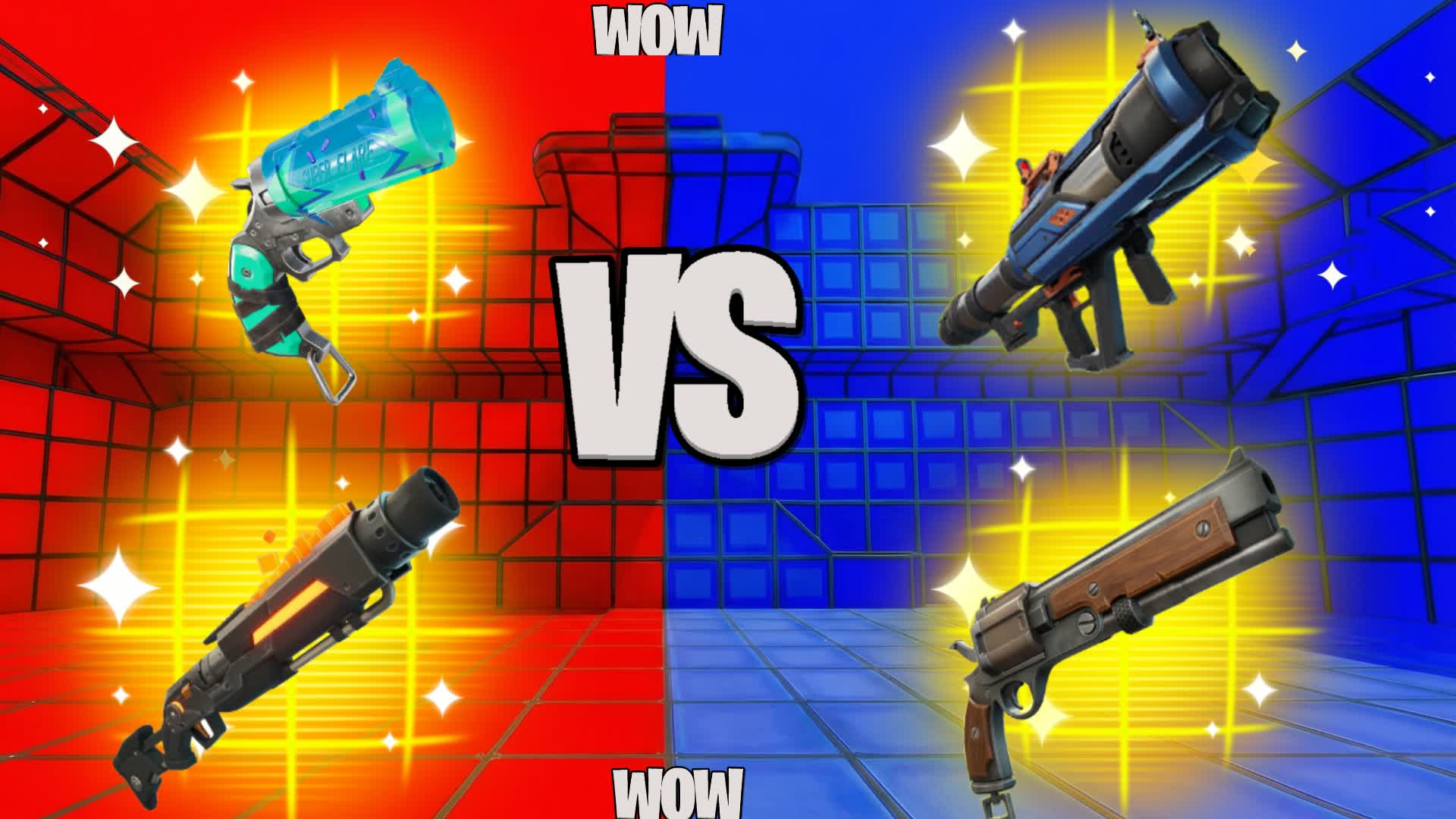 67 RED VS BLUE🔴🔵(ALL GUNS)