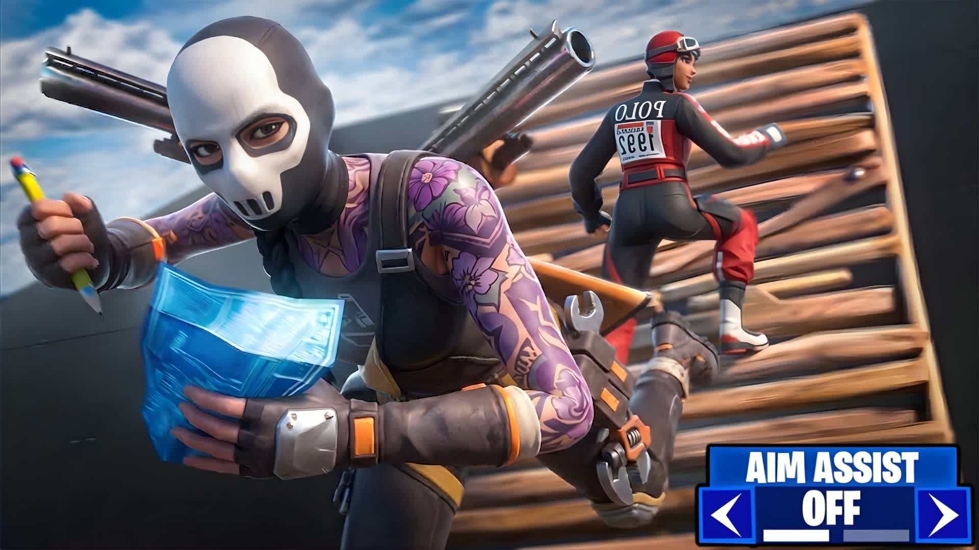 1v1 エイムアシストオフ