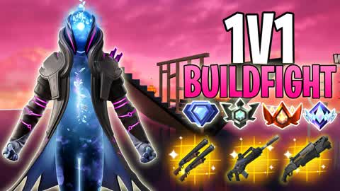 1V1 SUNSET BUILD FIGHTS MAP!📝