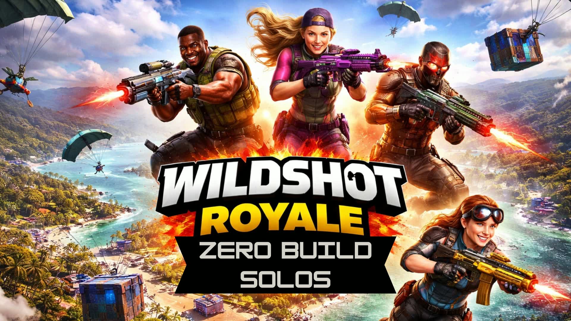 ワイルドショットのRoyaleゼロビルド ソロ