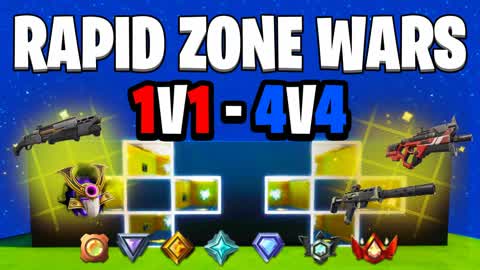 Rapid Zone Wars 1v1 - 4v4