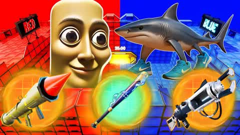 💯 VERMELHO VS AZUL 🥶 X4