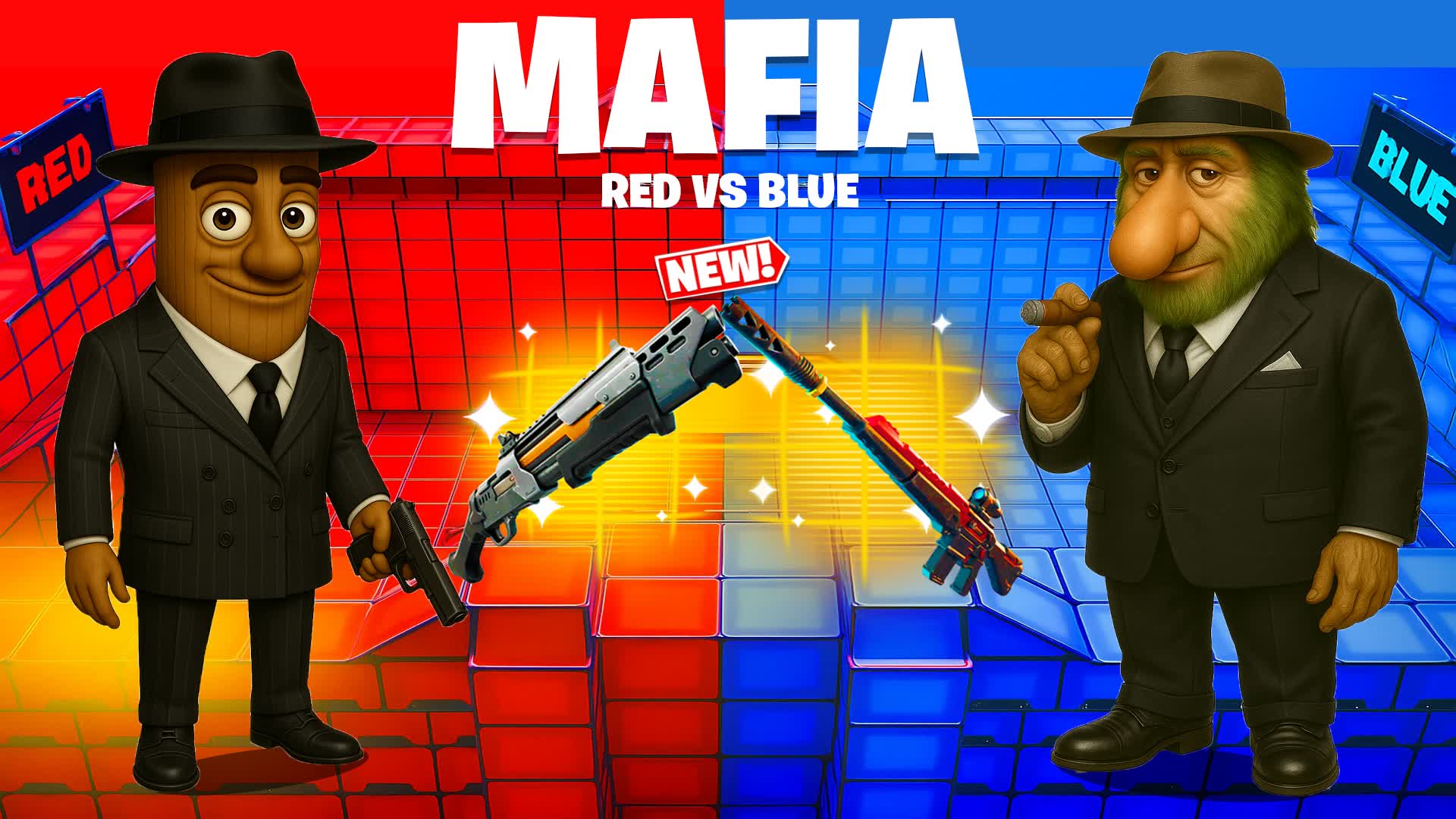 🔫NEW MAFIA BRAINOT RED VS BLUE🔴🔵