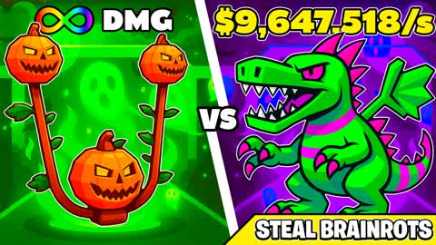 STEAL FLOWERS VS BRAINROTS