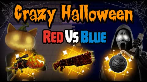 👻🎃 HAUNTED HALLOWEEN RED VS BLUE  🔴🔵
