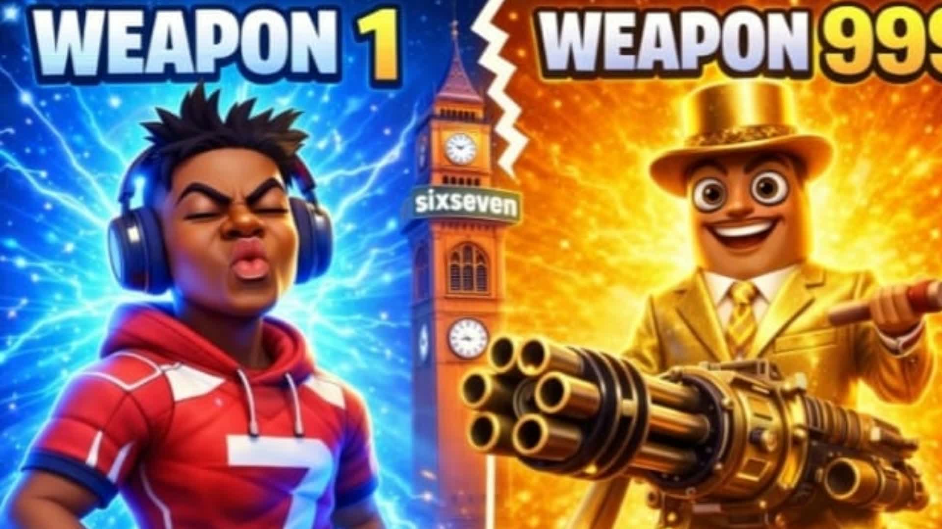 💥GUN GAME🔫ONE SHOT😎SPEED