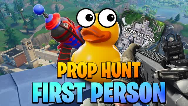 🏢TILTED TOWERS PROP HUNT - FIRST PERSON