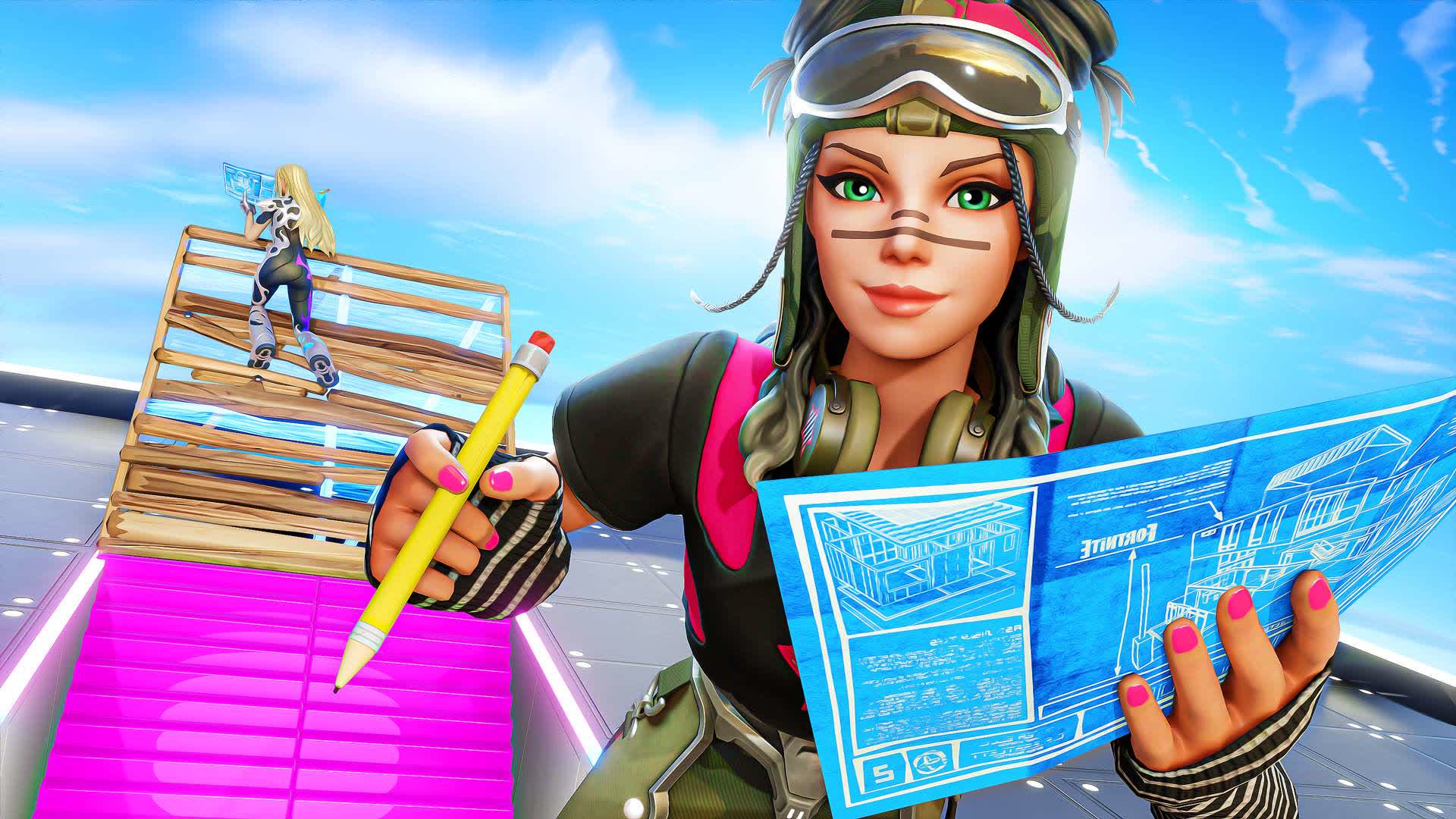 1V1 BUILD FIGHTS! SLOW-MOTION!
