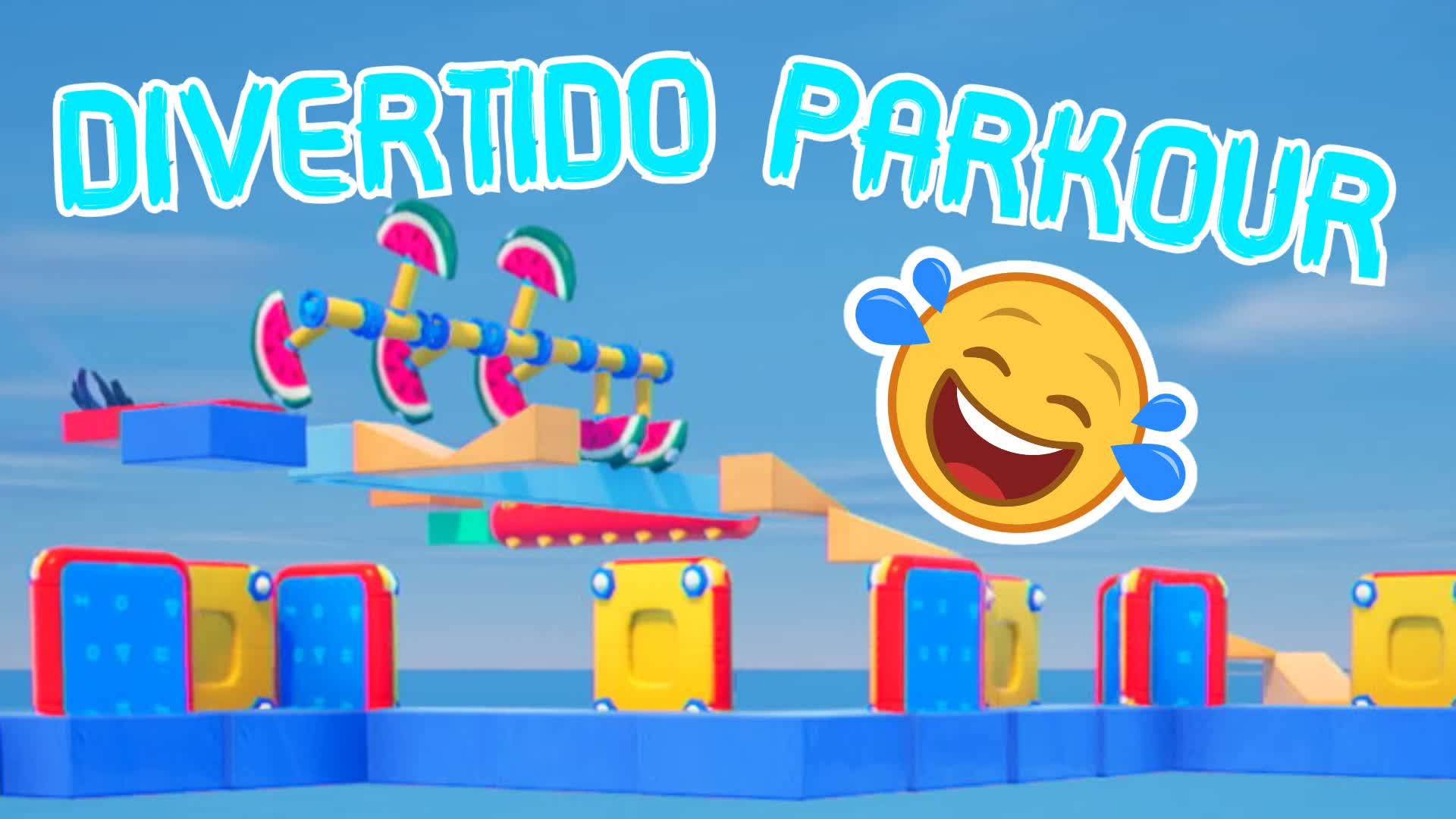 🌈FACIL Y DIVERTIDO PARKOUR FALL GUYS🏆