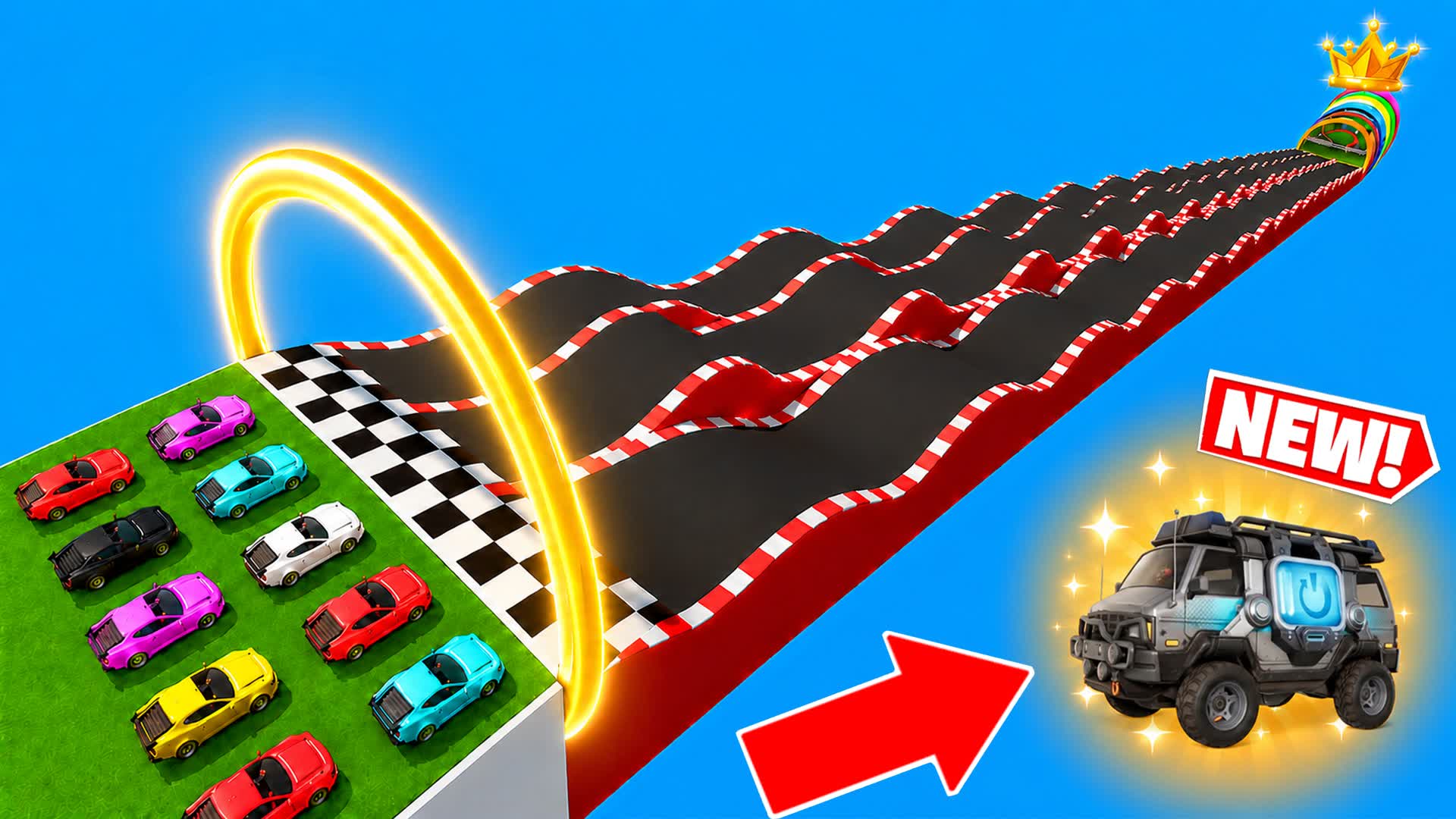MEGA CAR RAMP 🚀 — FN Maps Stats
