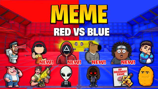 🤪 MEME RED VS BLUE 🔴🔵 By kcosh