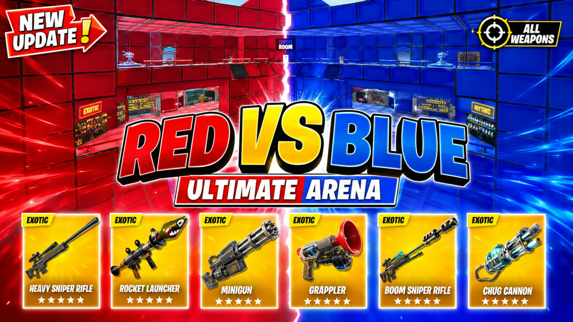 RED VS BLUE: EXOTIC ARENA
