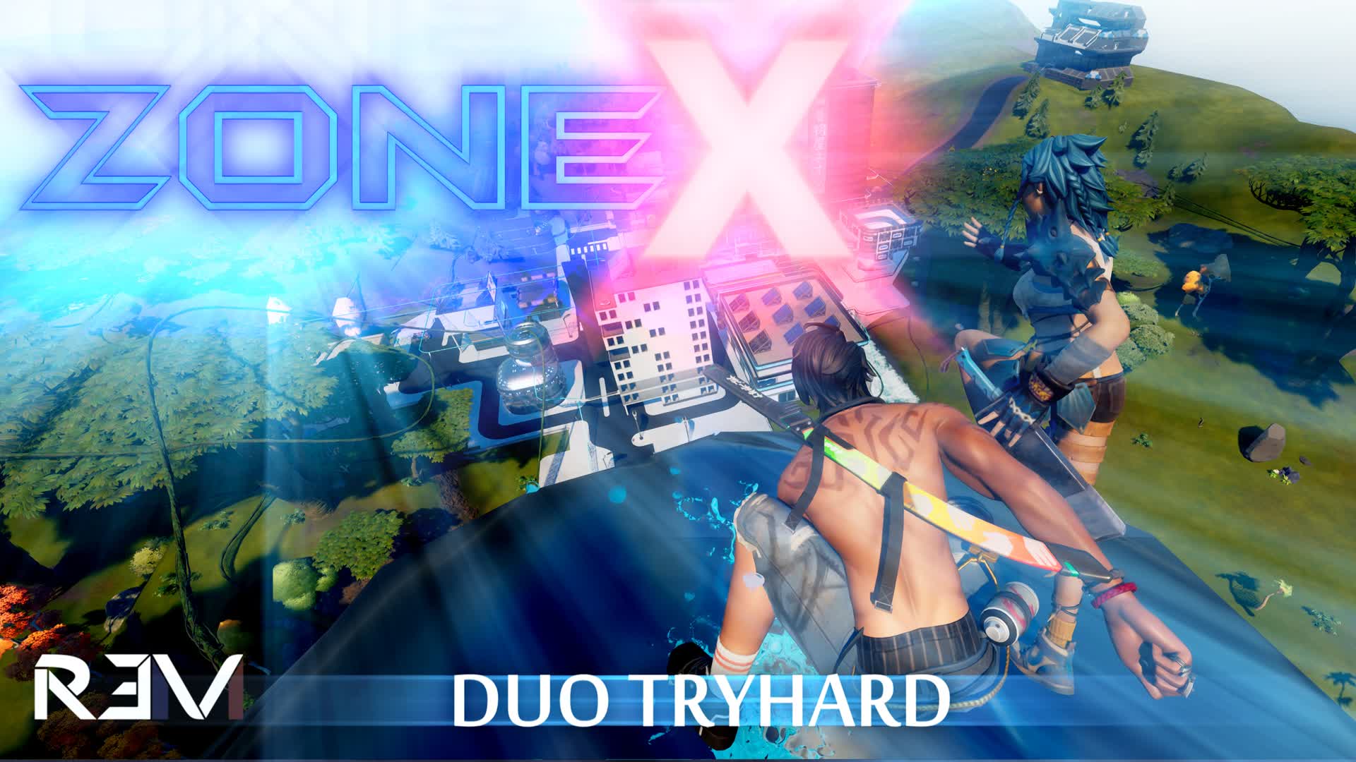 ZONE X (Duo tryhard) 917189210618 by r3v Fortnite Creative Map Code