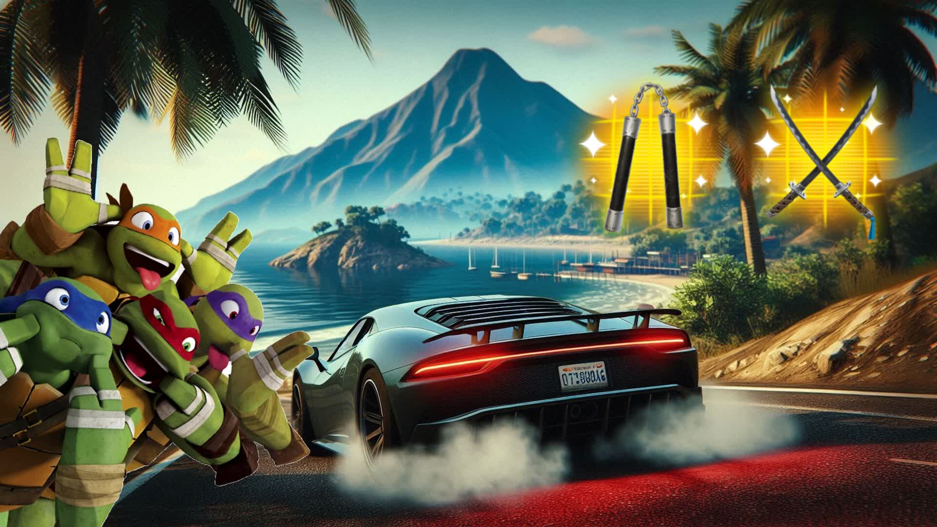 🌄 TMNT ISLAND DRIVE