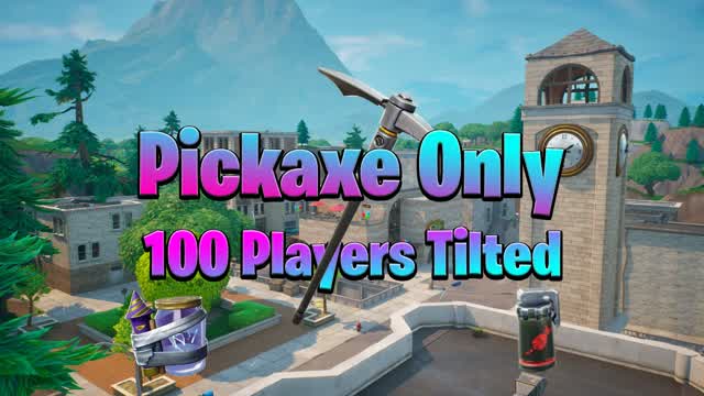Pickaxe Only 100 Players💀