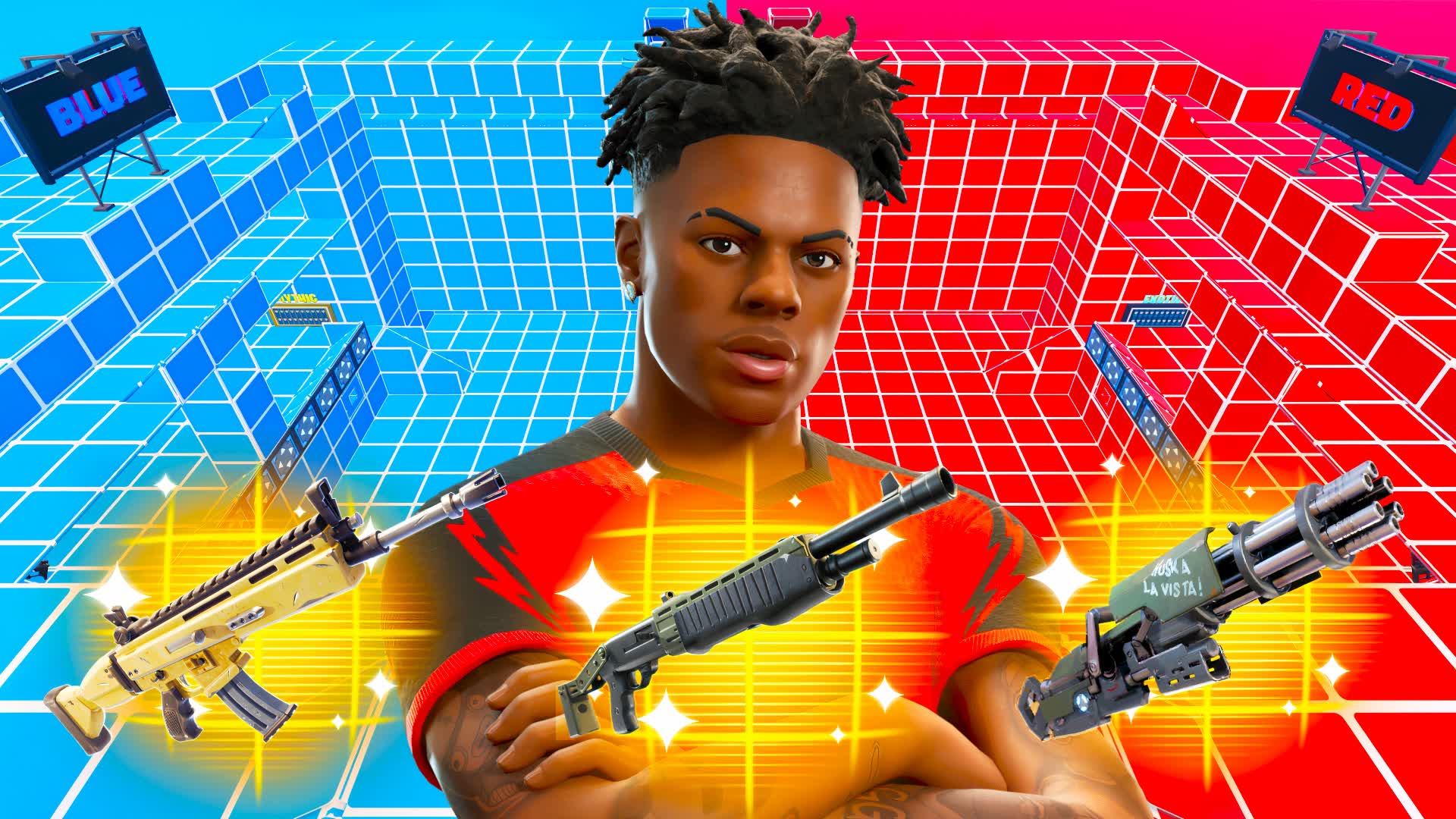 RED VS EXTREME BLUE 🔴🔵