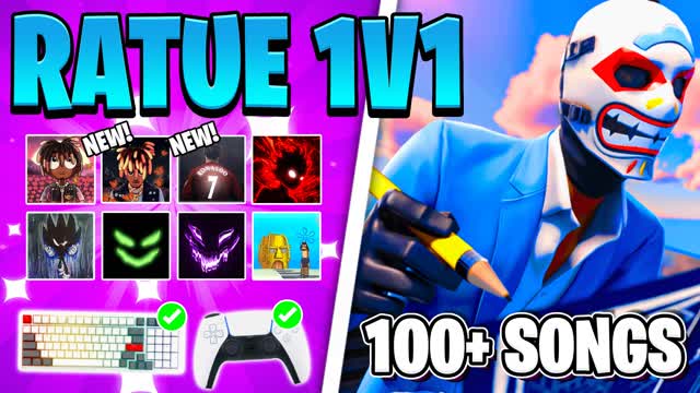 1V1 RATUE MUSIC [100+ Songs] 🎶