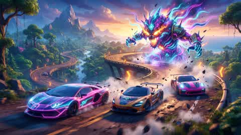 Neon Rift Rush ⚡